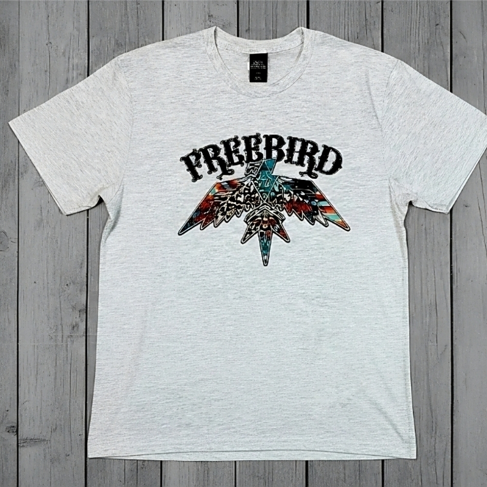 FREEBIRD Unisex Graphic TeeMen + Women | Vintage Western | Boho Rock | Retro